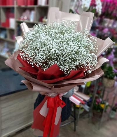 Букет цветов из: Гипсофила в Черемухово