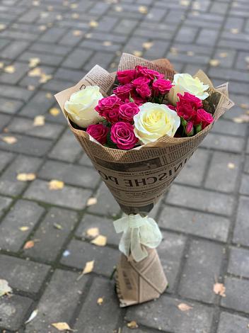Букет цветов из: Розы в Черемухово