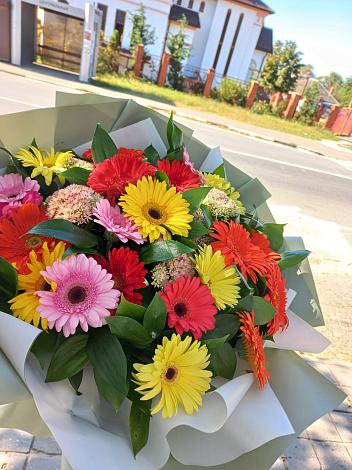 Букет цветов из: Герберы в Черемухово